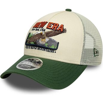 Sapkák ívelt zöld snapback 9FORTY M-Crown A Frame Graphic New Era
