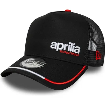Sapkák ívelt fekete snapback E Frame Flawless Aprilia Piaggio New Era