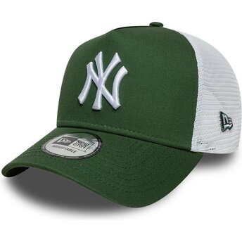 Sapkák ívelt zöld snapback A Frame League Essential New York Yankees MLB New Era