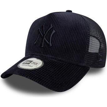 Sapkák ívelt sötétkék snapback A Frame Tonal Cord New York Yankees MLB New Era