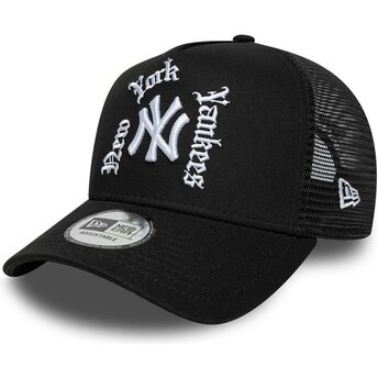 Sapkák ívelt fekete snapback A Frame Wordmark New York Yankees MLB New Era