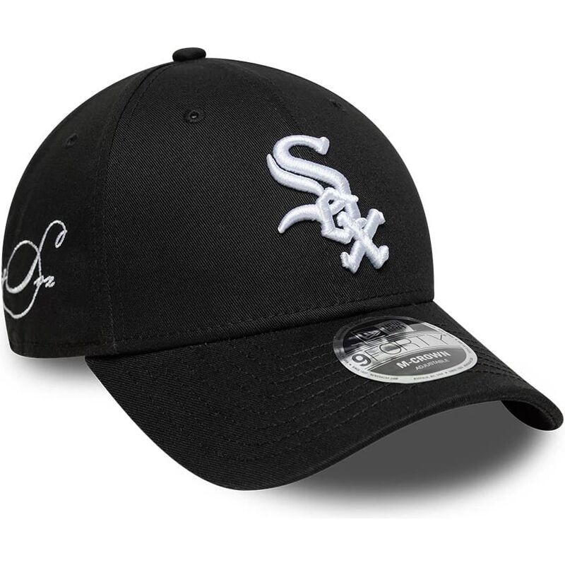 sapkak-ivelt-fekete-snapback-9forty-m-crown-side-script-chicago-white-sox-mlb-new-era