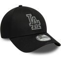 sapkak-ivelt-fekete-allithato-9forty-metallic-outline-los-angeles-dodgers-mlb-new-era