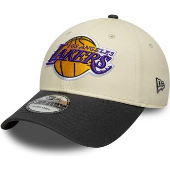 Sapkák ívelt bézs állítható 9FORTY Colour Block Los Angeles Lakers NBA New Era