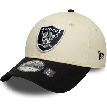 Sapkák ívelt bézs állítható 9FORTY Colour Block Las Vegas Raiders NFL New Era