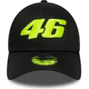 gorra-curva-negra-ajustable-9forty-wordmark-de-valentino-rossi-vr46-motogp-de-new-era