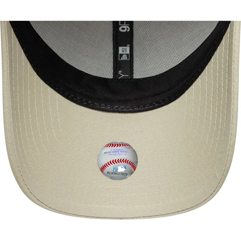 sapkak-ivelt-bezs-allithato-9forty-faux-pony-infill-los-angeles-dodgers-mlb-new-era