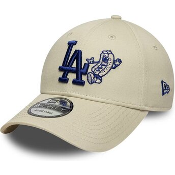 Sapkák ívelt bézs állítható 9FORTY Food Icon Los Angeles Dodgers MLB New Era