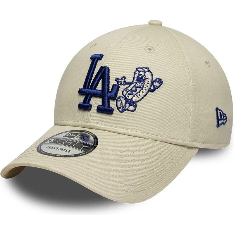 sapkak-ivelt-bezs-allithato-9forty-food-icon-los-angeles-dodgers-mlb-new-era