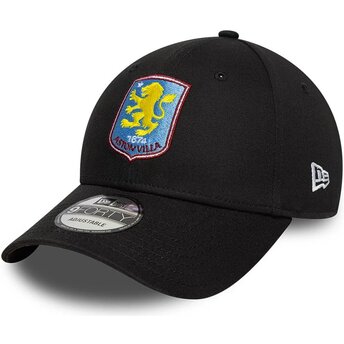 Sapkák ívelt fekete állítható 9FORTY Core Aston Villa Football Club Premier League New Era