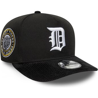 Sapkák ívelt fekete snapback 19TWENTY Cooperstown Cord Detroit Tigers MLB New Era