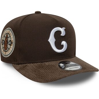Sapkák ívelt barna snapback 19TWENTY Cooperstown Cord Chicago Cubs MLB New Era