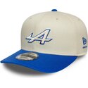 sapkak-ivelt-bezs-snapback-9seventy-stretch-snap-contrast-visor-alpine-f1-team-formula-1-new-era