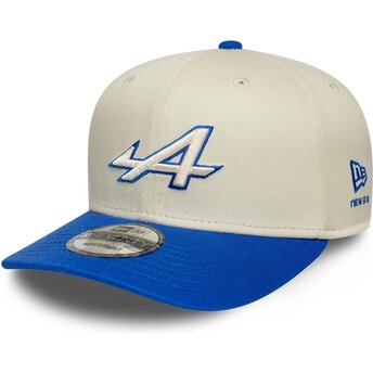 Sapkák ívelt bézs snapback 9SEVENTY Stretch Snap Contrast Visor Alpine F1 Team Formula 1 New Era