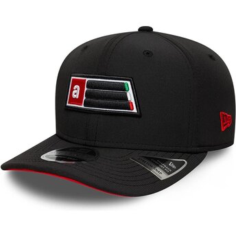 Sapkák ívelt fekete snapback 9SEVENTY Stretch Snap Patch Aprilia Piaggio New Era