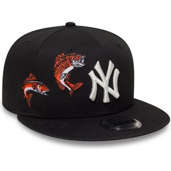Sapkák lapos fekete snapback 9FIFTY Outdoor Icon New York Yankees MLB New Era