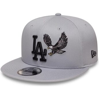 Sapkák lapos szürke snapback 9FIFTY Outdoor Icon Los Angeles Dodgers MLB New Era