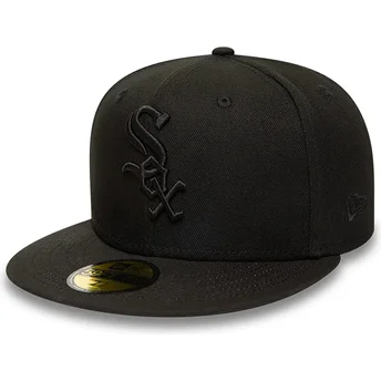 Sapkák lapos fekete illesztett 59FIFTY Chicago White Sox MLB New Era