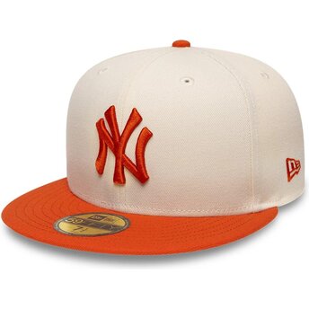 Sapkák lapos bézs illesztett 59FIFTY League Essential New York Yankees MLB New Era