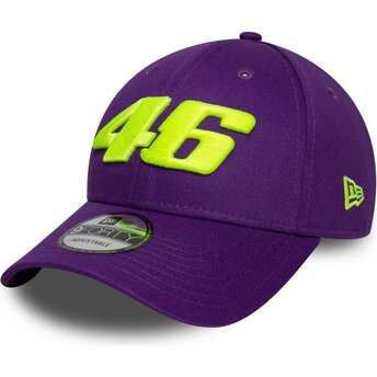 Sapkák ívelt lila állítható 9FORTY Wordmark Valentino Rossi VR46 MotoGP New Era