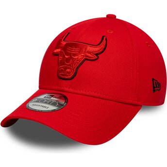 Sapkák ívelt piros állítható 9FORTY Outline Chicago Bulls NBA New Era