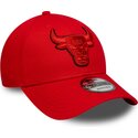 sapkak-ivelt-piros-allithato-9forty-outline-chicago-bulls-nba-new-era