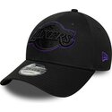 sapkak-ivelt-fekete-allithato-9forty-outline-los-angeles-lakers-nba-new-era