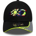 sapkak-ivelt-fekete-allithato-9forty-m-crown-check-valentino-rossi-vr46-motogp-new-era