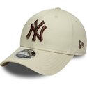sapkak-ivelt-bezs-snapback-9forty-m-crown-new-york-yankees-mlb-new-era