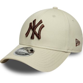 Sapkák ívelt bézs snapback 9FORTY M-Crown New York Yankees MLB New Era