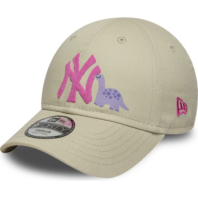 sapkak-ivelt-bezs-allithato-gyereknek-rosa-9forty-dino-icon-new-york-yankees-mlb-new-era