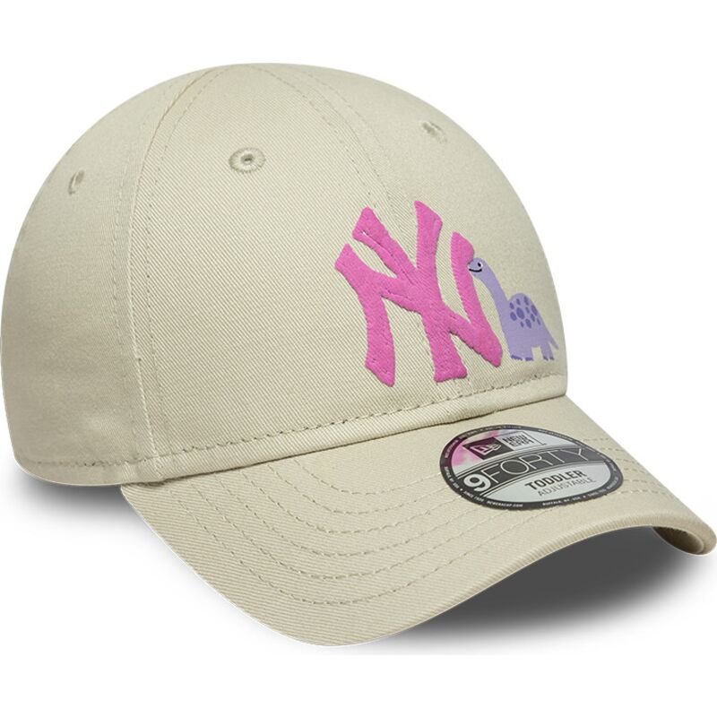 sapkak-ivelt-bezs-allithato-gyereknek-rosa-9forty-dino-icon-new-york-yankees-mlb-new-era
