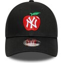 sapkak-ivelt-fekete-allithato-gyereknek-9forty-fruit-icon-apple-new-york-yankees-mlb-new-era