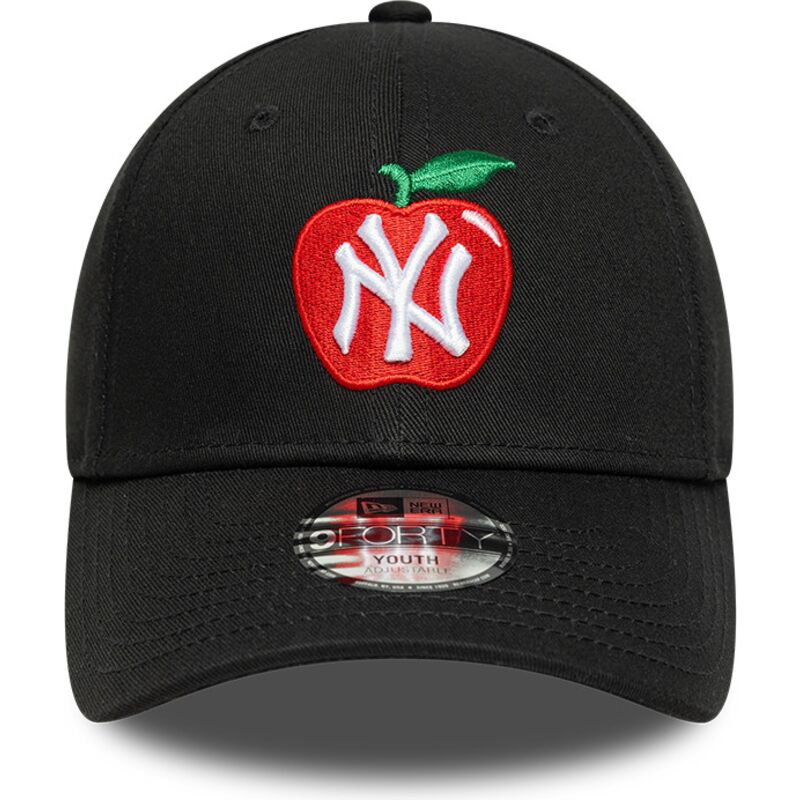 sapkak-ivelt-fekete-allithato-gyereknek-9forty-fruit-icon-apple-new-york-yankees-mlb-new-era