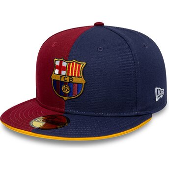 Sapkák lapos többszínű illesztett 59FIFTY 9FIFTY Poly FC Barcelona LALIGA New Era