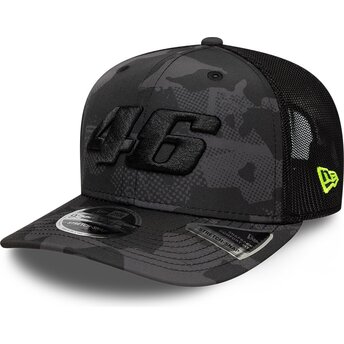 Sapkák ívelt terepmintás snapback 9SEVENTY Stretch Snap Valentino Rossi VR46 MotoGP New Era