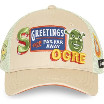 Sapkák ívelt bézs snapback SHR1 CPSPATCB Shrek Capslab