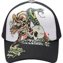 sapkak-ivelt-fekete-snapback-snake-and-skull-ed-hardy