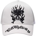 sapkak-ivelt-feher-snapback-gothic-skull-in-flames-ed-hardy