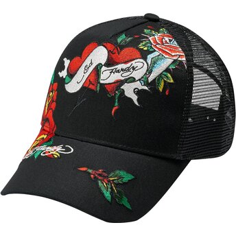 Sapkák ívelt fekete snapback Love Ed Ed Hardy
