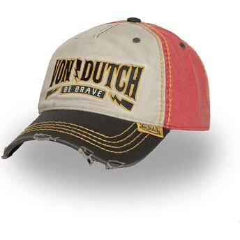 Sapkák ívelt többszínű állítható RETRO08 Von Dutch