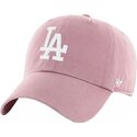 sapkak-ivelt-rozsaszin-allithato-clean-up-mauve-los-angeles-dodgers-mlb-47-brand