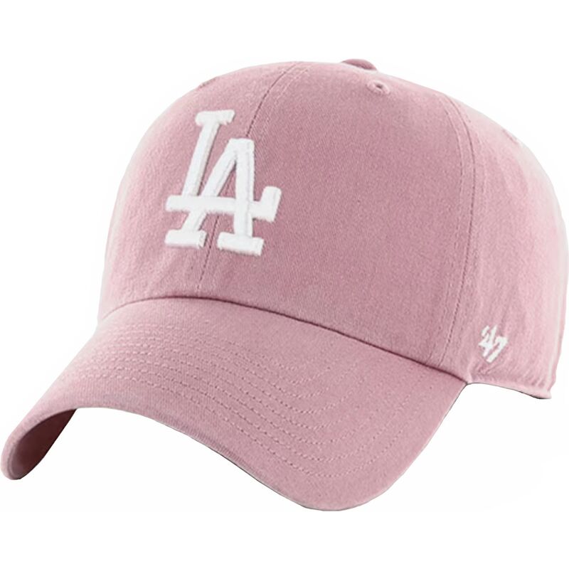 sapkak-ivelt-rozsaszin-allithato-clean-up-mauve-los-angeles-dodgers-mlb-47-brand