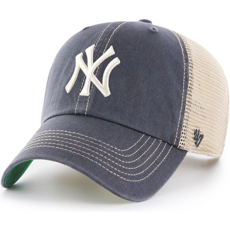 sapkak-ivelt-szurke-snapback-clean-up-trawler-vintage-navy-new-york-yankees-mlb-47-brand