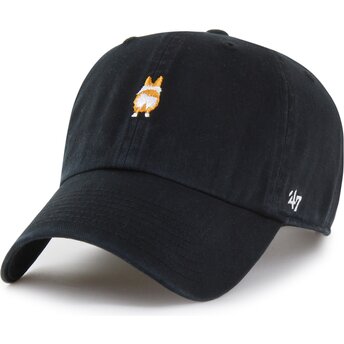 Sapkák ívelt fekete állítható Clean Up Base Runner Icon Dog 47 Brand