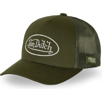 Sapkák ívelt zöld állítható LOFB52 Von Dutch