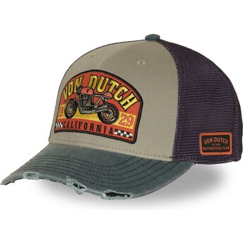 Sapkák ívelt többszínű snapback SEM18 Von Dutch