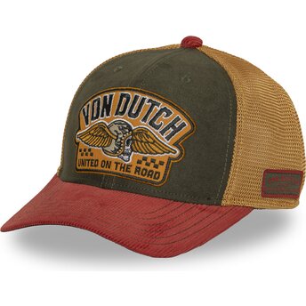 Sapkák ívelt többszínű snapback SEM19 Von Dutch