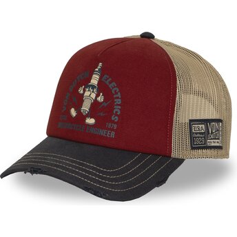 Sapkák ívelt többszínű snapback CREW36 Von Dutch
