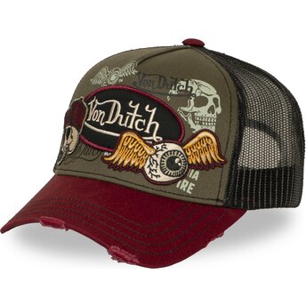 Sapkák ívelt többszínű snapback PATCHES17 Von Dutch